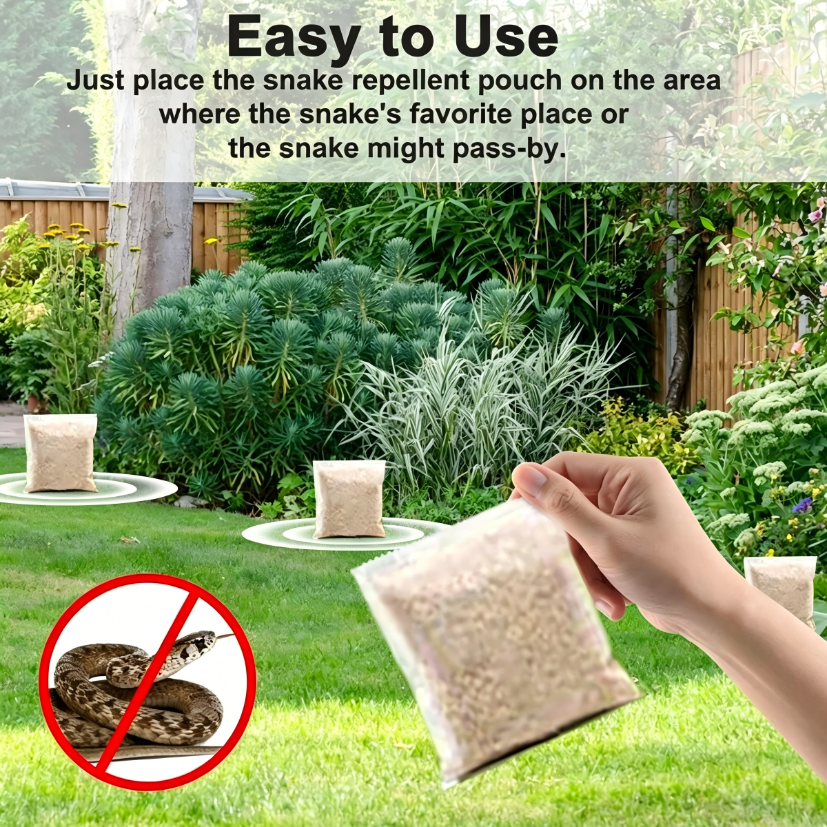 Snakes & Lizards Repellent Pouches