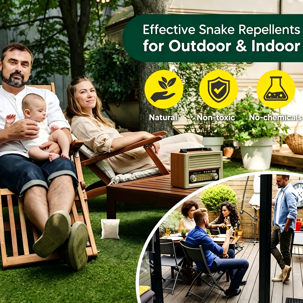 Snakes & Lizards Repellent Pouches