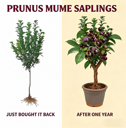 Heirloom Non-GMO Grafted Plum Tree Saplings