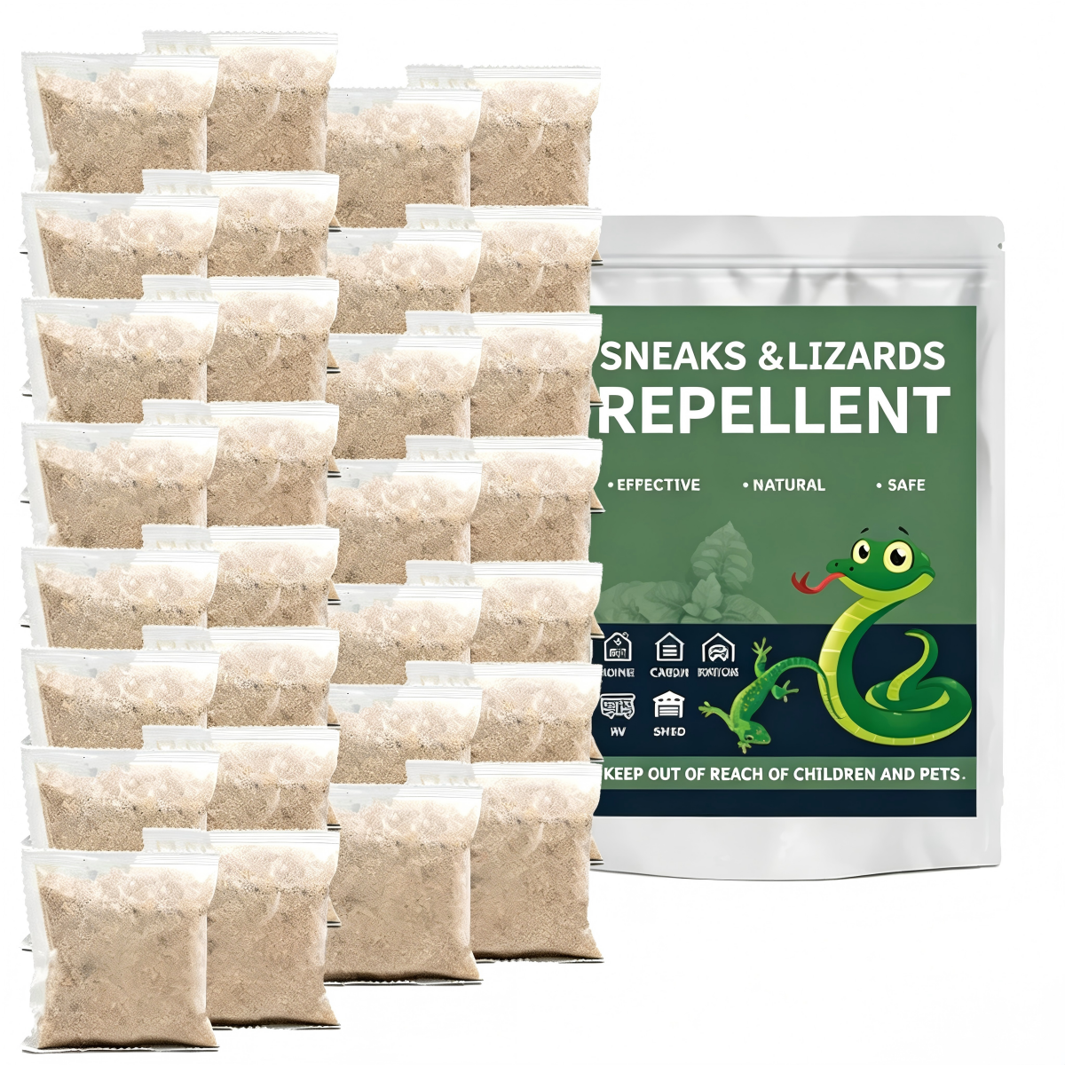 Snakes & Lizards Repellent Pouches