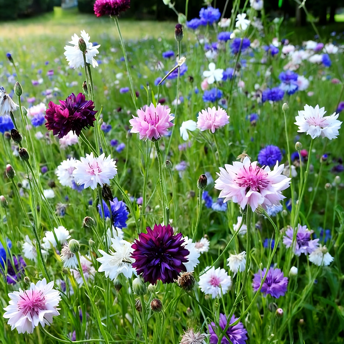 Premium Mixed Cornflower Seeds(Bachelor's Button) - Non-GMO